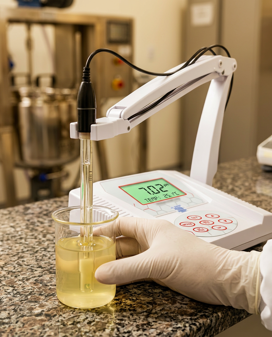 Medição de pH em laboratório